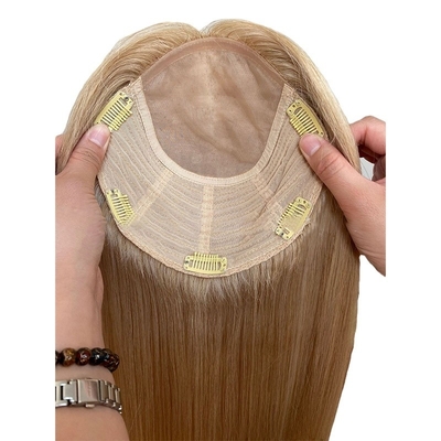 Tops de pelo humano virgen real para mujeres cutícula alineada piezas de pelo judíos europeos
