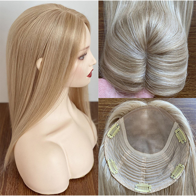 Tops de pelo humano virgen real para mujeres cutícula alineada piezas de pelo judíos europeos