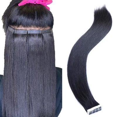 100% Remy Raw Hair Human Tape-In Hair Extension con una proporción de pelo más largo del 60%