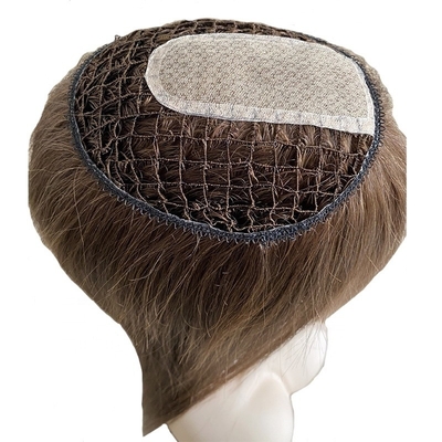 Piezas de cabello europeas para mujeres integración cabello negro natural / marrón oscuro / marrón moca