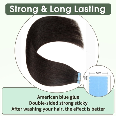 100% Remy Raw Hair Human Tape-In Hair Extension con una proporción de pelo más largo del 60%