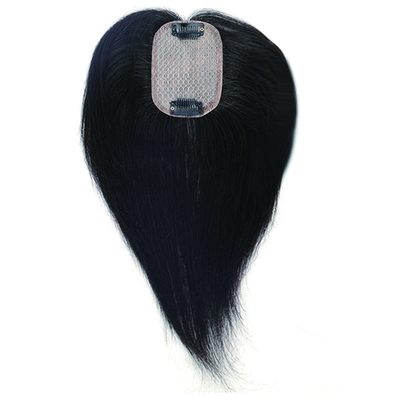 Cabello virgen europeo 3x5 base superior de seda 130 densidad superior del cabello humano recto para mujeres