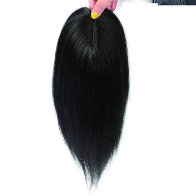Cabello virgen europeo 3x5 base superior de seda 130 densidad superior del cabello humano recto para mujeres