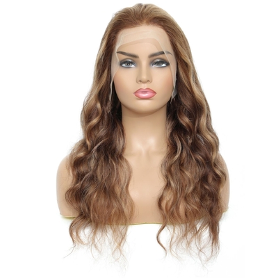 Cabello brasileño de cútica completa HD 13*4*1 encaje Frontal de cabello humano Pelucas para un aspecto natural