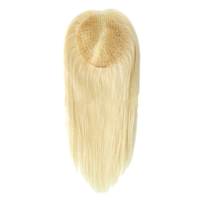 130% Densidad de toupeo Pelo europeo 613 Blonde Densidad ligera Tops largos y ligados para mujeres