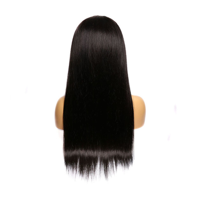 200% Densidad Ósea Directa HD Natural Transparente encaje Frontal Pelucas humanas brasileñas