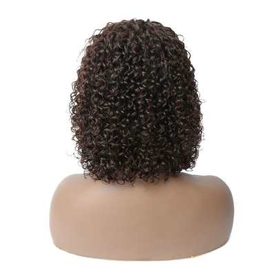 Base de encaje suizo Peinados cortados cortados cortados para mujeres negras virgen brasileña en bruto afro rizado