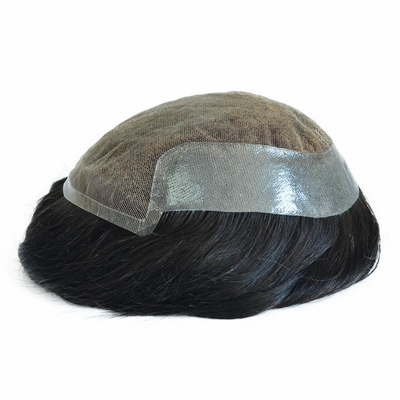 Topo de pelo humano hecho a mano para hombres