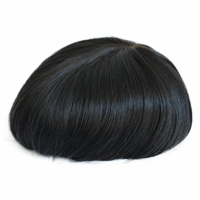 Topo de pelo humano hecho a mano para hombres