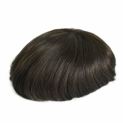 Topo de pelo humano hecho a mano para hombres