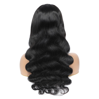 150% Densidad Brasileña Remy Cuerpo Cabello Ondulado U Parte Pelucas Medio Abierto para Mujeres Negras