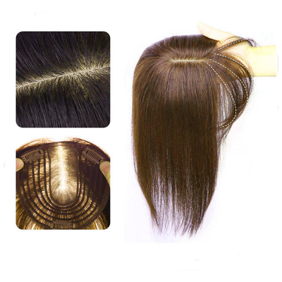 90% de densidad de toupee recto clip en el pelo humano natural pelucas para mujeres