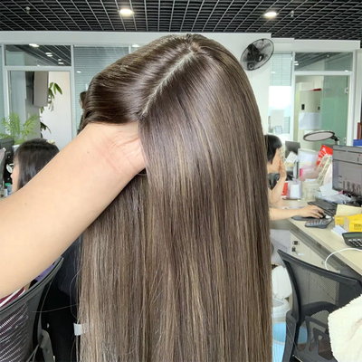 8-22 pulgadas de largo Topper de pelo humano con 120% de densidad de toupee OEM seda