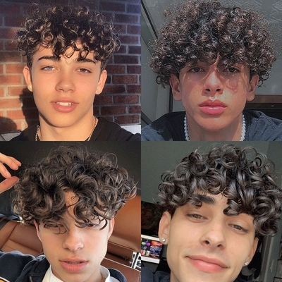 Cuticle completo 100% Cuticle virgen Cabello alineado Afro Toupee para hombres negros