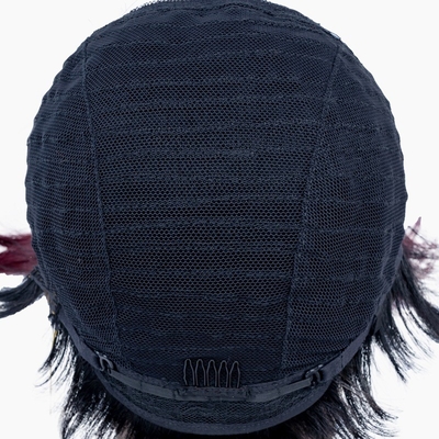 6 pulgadas Verano HD encaje suizo Raw Virgin Cabello humano sedoso recto Peruca corta Pixie corte de pelucas para mujeres negras