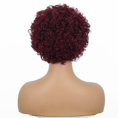 99J Borgoña India virgen cruda cutícula alineada de cabello humano encaje Pelucas delanteras para tamaño pequeño