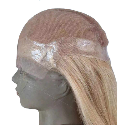 Pelo humano rizado peluca 100% brasileña HD Full Swiss Lace Silk Top inyectado todo hecho a mano