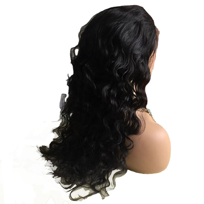 Pequeño/Gran/Medio tamaño Natural rizado Virgen Cabello humano brasileño Full Lace Perucas