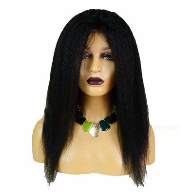 100% virgen humana sin procesar cabello remy alta densidad peluca atada a mano para mujeres blancas