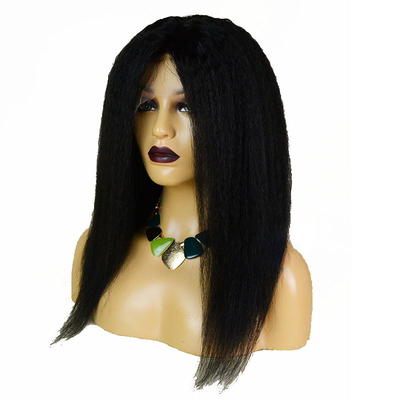 100% virgen humana sin procesar cabello remy alta densidad peluca atada a mano para mujeres blancas