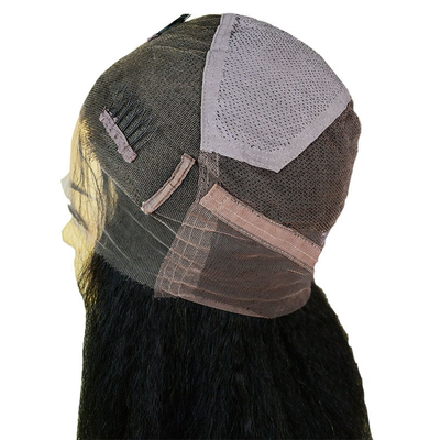 100% virgen humana sin procesar cabello remy alta densidad peluca atada a mano para mujeres blancas