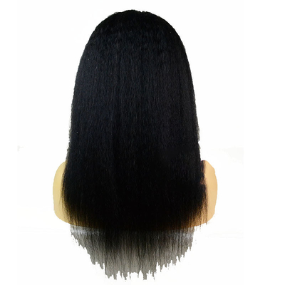 100% virgen humana sin procesar cabello remy alta densidad peluca atada a mano para mujeres blancas