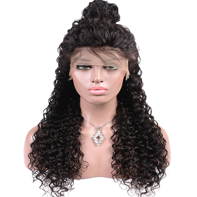 Ola de agua Full Lace Pelo humano Pelucas para mujeres negras Larga longitud HD 360 Lace Frontal