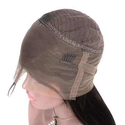 Cabello indio crudo HD Perucas frontales de encaje 360 Perucas de encaje para mujeres negras 10A 12A rizado