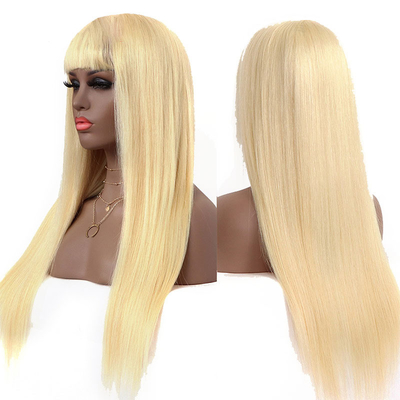 Cabello humano 100% virgen alineado con cutícula 613 Pelusa rubia para mujeres negras