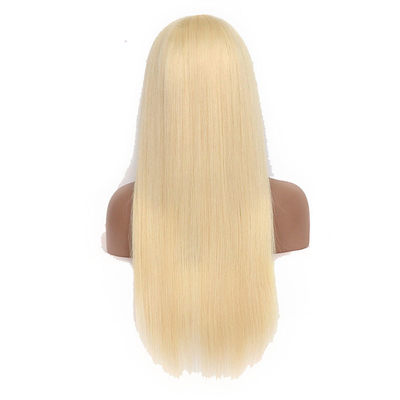 Cabello humano 100% virgen alineado con cutícula 613 Pelusa rubia para mujeres negras