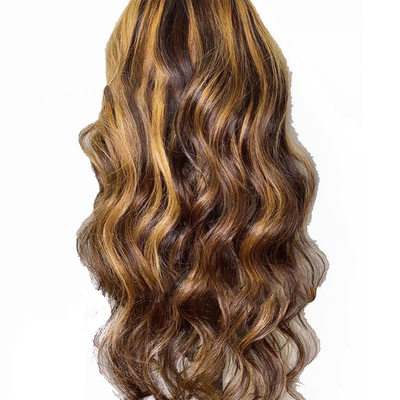 150 Densidad P4/30 Máquina sin pegamento hecha en U Parte Peruca de pelo brasileña para mujeres negras