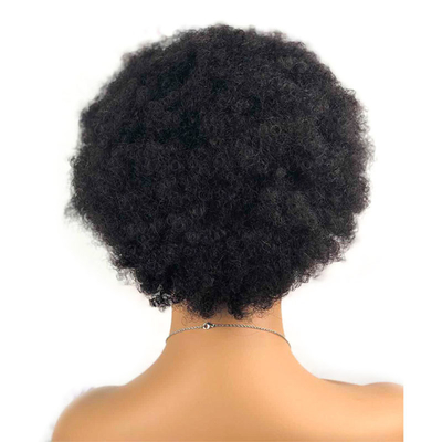 Cuticular del cabello humano indio crudo alineado con el corte de las brujas afro rizadas Pelucas GS Suministros 250g-450g