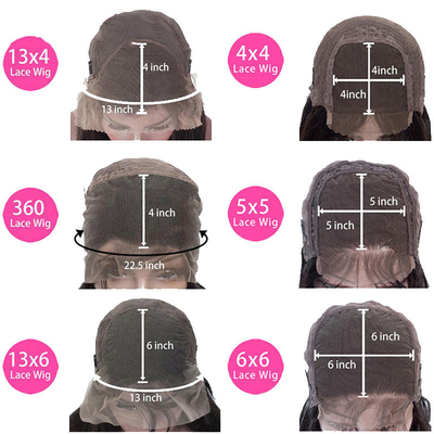 Color de encaje marrón claro Virgen rubia Corpo resaltado onda rizada Full Lace Frente Pelucas 613 HD 13x6 para mujeres