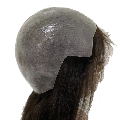 Cabello brasileño Cuticular completa PU Piel delgada natural Perucas de cabello humano real para mujeres