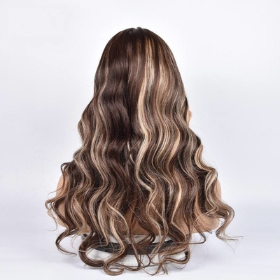 Peruca frontal de encaje de alta calidad sin pegamento Perucas frontales de cabello humano para mujeres negras
