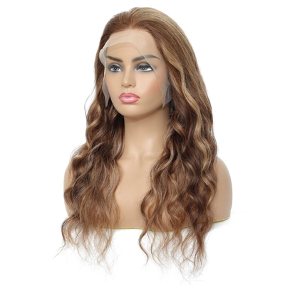 Peruca frontal de encaje de alta calidad sin pegamento Perucas frontales de cabello humano para mujeres negras