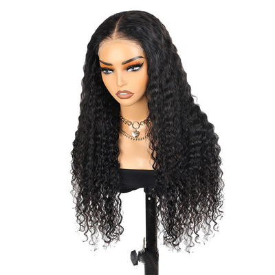 Cabello humano 100% Full HD encaje bob pelucas onda de agua para el cabello brasileño en marrón oscuro