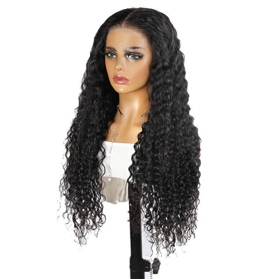 Cabello humano 100% Full HD encaje bob pelucas onda de agua para el cabello brasileño en marrón oscuro