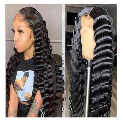 360 Full 13x6 Hd encaje delantero peinado virgen pelucas 100% de pelo humano natural crudo con frontal